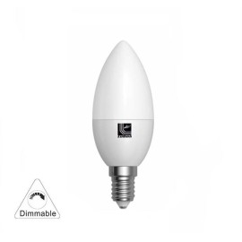 BEC LED 6W E14 LUMANARE CALD DIMABIL LUMEN